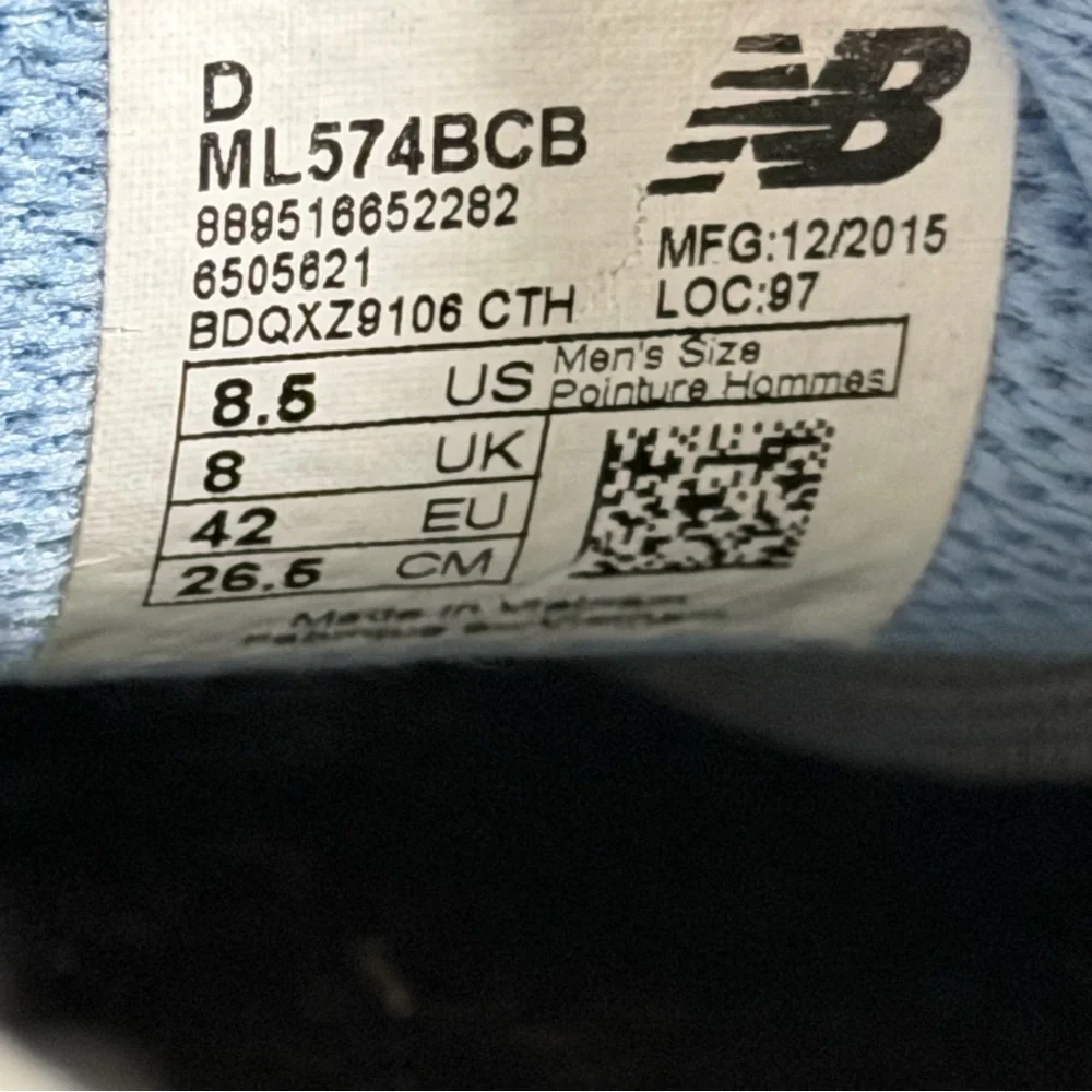 New Balance 574 Beach Cruisers Suede Sneakers Men’s Size 8.5 Shoes - Picture 9 of 12